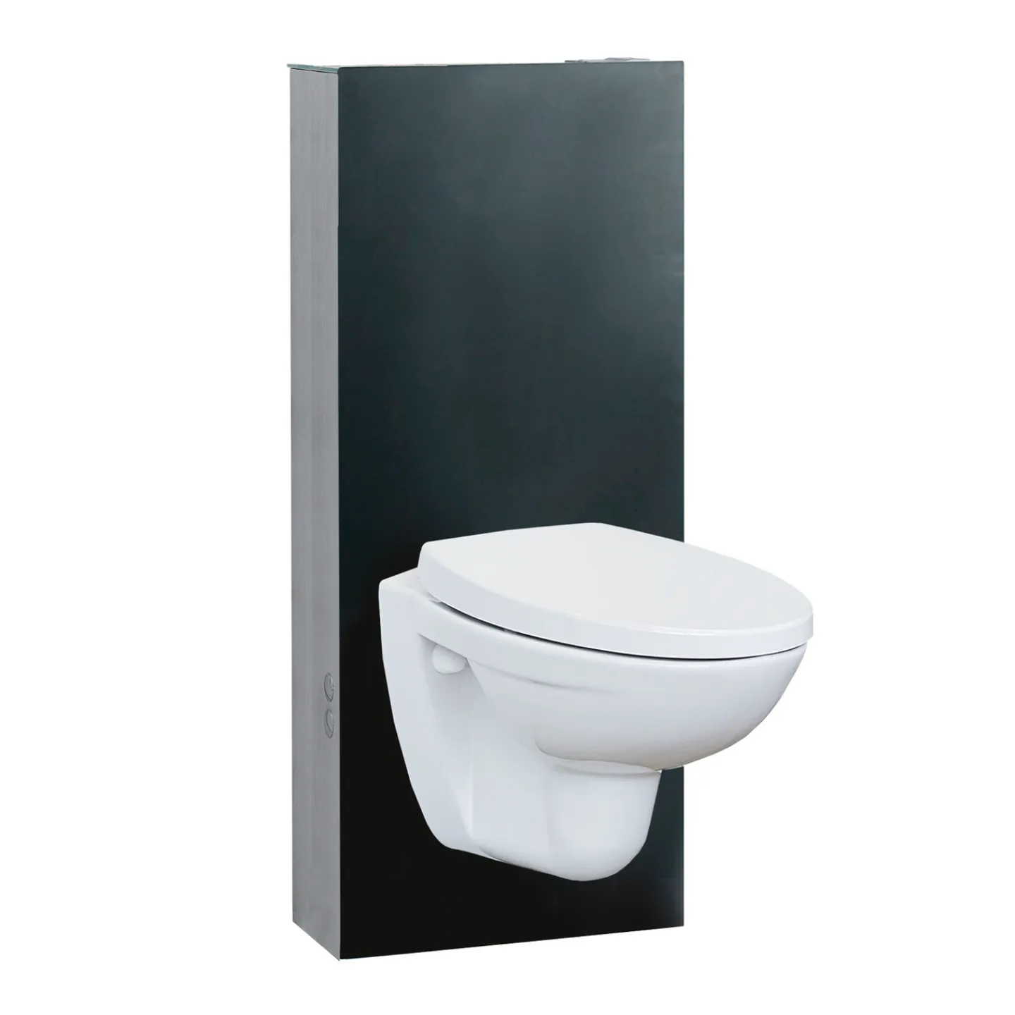 SVEDBERGS WC FIXTUR GLASBOX SVART 120MM