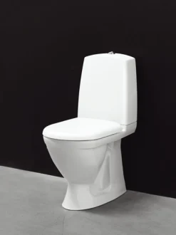 SVEDBERGS Toalett Och Wc<WC-STOL 9085 MED SITS (2KOLLI) STOL+ SITS LÖS